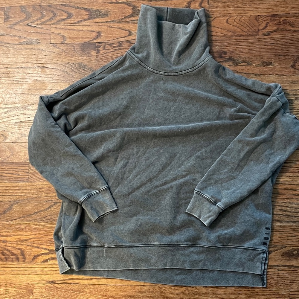 PINK Victoria's Secret Charcoal Turtleneck Sweater